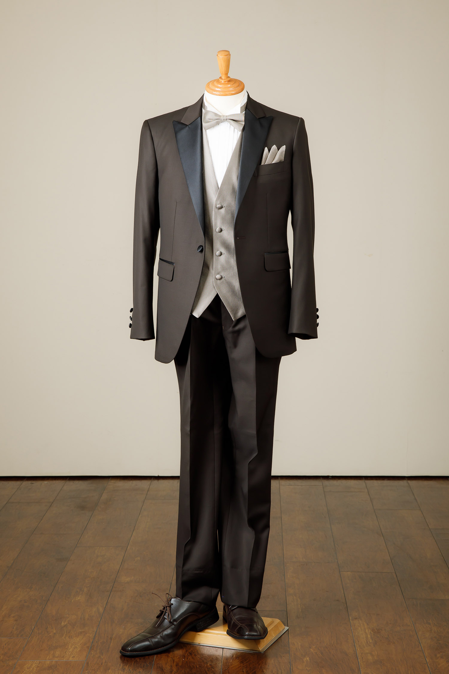 ショートタキシード　ブラック　レンタル