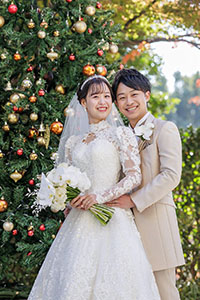 ウェディングドレス先輩花嫁