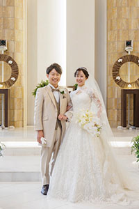 ウェディングドレス先輩花嫁