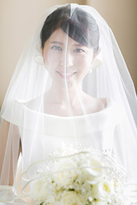ウェディングドレス先輩花嫁
