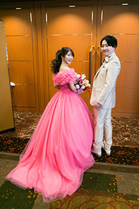 ウェディングドレス先輩花嫁