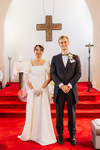 ウェディングドレス先輩花嫁