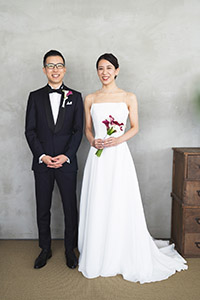 ウェディングドレス先輩花嫁
